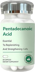 DNOUHN Pentadecanoic Acid, Pentadecanoic Acid Formula Supplement, Sourced from High-Altitude Sheep Milk, 60 Capsules