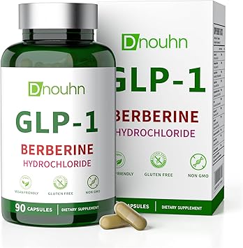DNOUHN GLP-1 Supplement for Women and Men, GLP Activate Natural Formula, Energy and Overall Health, 90 Capsules
